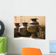 Hand Crafted Jugs, Jaipur, India Wall Mural