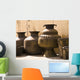 Hand Crafted Jugs, Jaipur, India Wall Mural