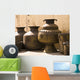 Hand Crafted Jugs, Jaipur, India Wall Mural