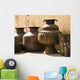 Hand Crafted Jugs, Jaipur, India Wall Mural
