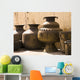 Hand Crafted Jugs, Jaipur, India Wall Mural