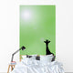Silhouette Of A Giraffe Wall Mural