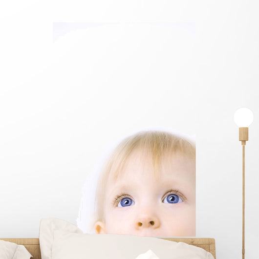 Child Looking Up Wall Mural
