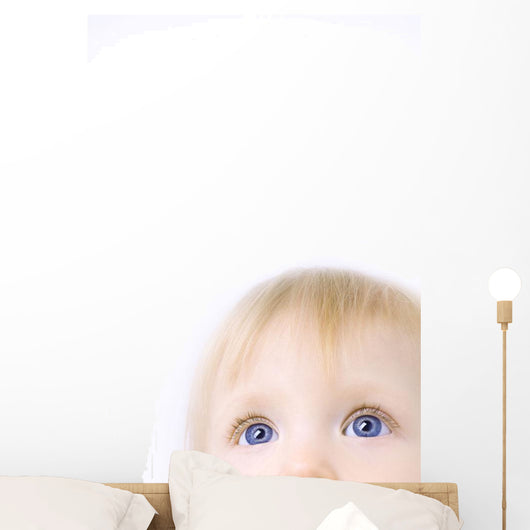 Child Looking Up Wall Mural