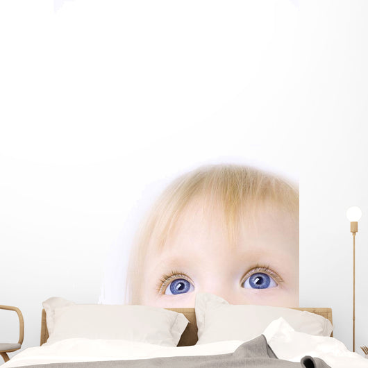 Child Looking Up Wall Mural