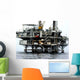 Offshore Oil Platform Wall Decal Design 2