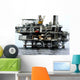 Offshore Oil Platform Wall Decal Design 2
