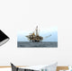 offshore oil drilling platform Wall Mural