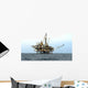 offshore oil drilling platform Wall Mural