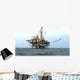 offshore oil drilling platform Wall Mural