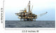 offshore oil drilling platform Wall Mural