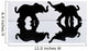 Elephant Pair Reflection Wall Mural