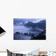 Morning Fog Tea Farm Wall Decal Design 2