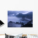 Morning Fog Tea Farm Wall Decal Design 2