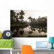 Sunrise And Palm Trees, Kerala, India Wall Mural