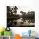 Sunrise And Palm Trees, Kerala, India Wall Mural