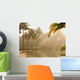 Palm Trees And Sunbeams, Kerala, India Wall Mural