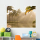Palm Trees And Sunbeams, Kerala, India Wall Mural