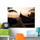 Two Canoes On The Beach At The Arabian Sea, Kerala, India Wall Mural