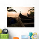 Two Canoes On The Beach At The Arabian Sea, Kerala, India Wall Mural