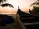 Two Canoes On The Beach At The Arabian Sea, Kerala, India Wall Mural