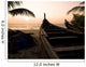 Two Canoes On The Beach At The Arabian Sea, Kerala, India Wall Mural
