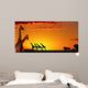 African Nature Concept Wall Mural