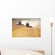 Combines Harvesting Field, North Yorkshire, England Wall Mural