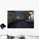 Train At Station At Dusk, Pickering, North Yorkshire, England Wall Mural