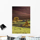 Sheep On A Hill, North Yorkshire, England Wall Mural