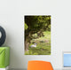 Sheep Lying Under Tree Wall Mural