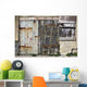 Old Wooden Door Of Building Wall Mural