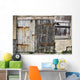 Old Wooden Door Of Building Wall Mural