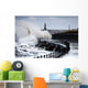 Waves Crashing, Sunderland, Tyne And Wear, England Wall Mural