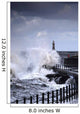 Waves Crashing, Sunderland, Tyne And Wear, England Wall Mural
