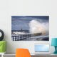 Waves Crashing, Sunderland, Tyne And Wear, England Wall Mural