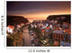 Cityscape At Sunset, Staithes, Yorkshire, England Wall Mural