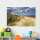 Lighthouse On Beach, Humberside, England Wall Mural