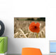 Red Flower In Field Wall Mural