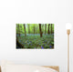 Violets In Forest Wall Mural