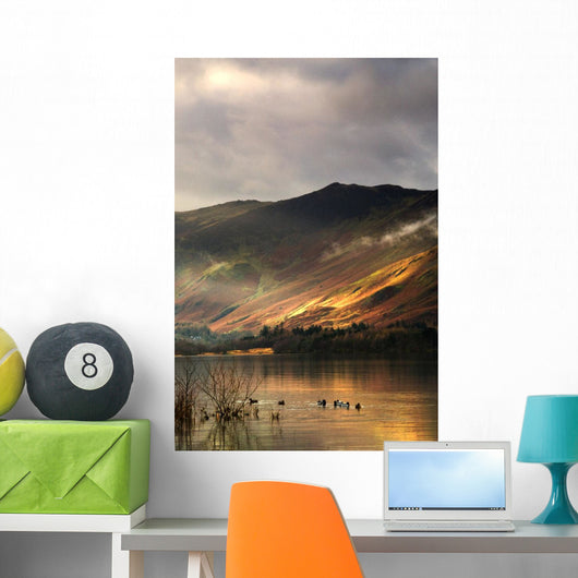 Lake In Cumbria, England Wall Mural