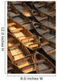 Wooden Boats Wall Mural