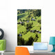 Mountain Village In Dolomites, Italy Wall Mural