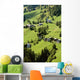 Mountain Village In Dolomites, Italy Wall Mural