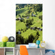 Mountain Village In Dolomites, Italy Wall Mural