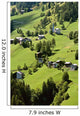 Mountain Village In Dolomites, Italy Wall Mural