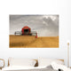 Combine Harvester, North Yorkshire, England Wall Mural