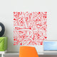 Abstract Seamless Wallpaper Wall Decal
