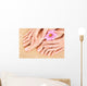 care for beautiful woman legs Wall Mural