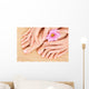 care for beautiful woman legs Wall Mural